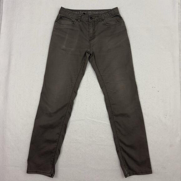 prAna Bridger Jeans Men’s 32x34 Slim Fit Stretch Organic Cotton Pants Gray - Picture 1 of 11